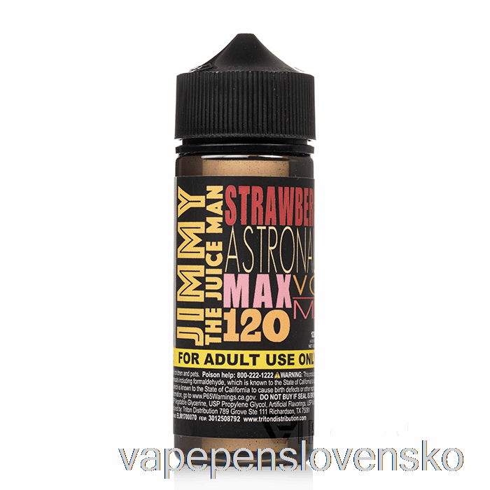 Jahodový Astronaut - Jimmy The Juiceman - 120 Ml 3mg Vape Pero